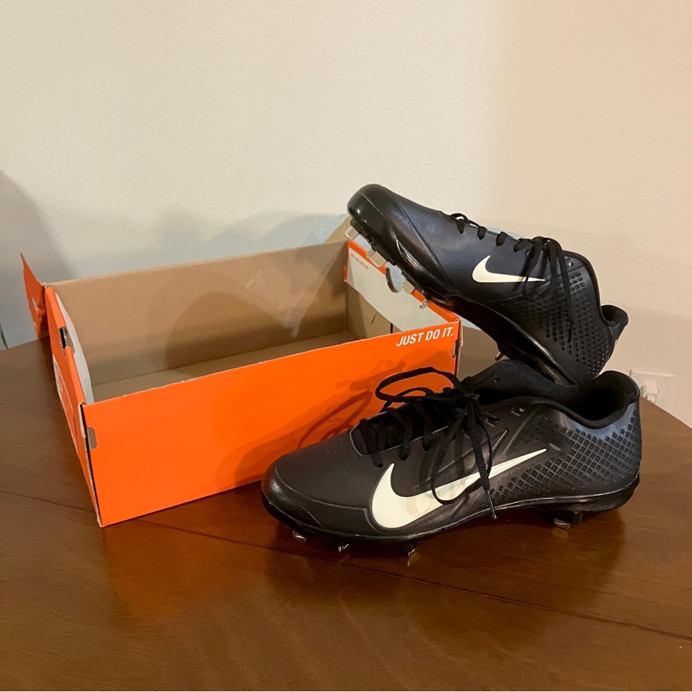 Nike Cleats - Black Baseball Metal Cleats - New in Box Never Worn Men’s Size 12